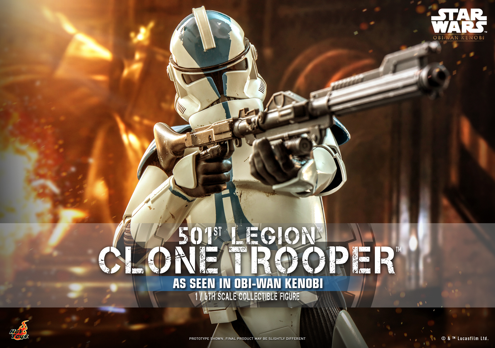 Pre-Order Hot Toys Star Wars 501st Legion Clone Trooper Sixth Scale Figure